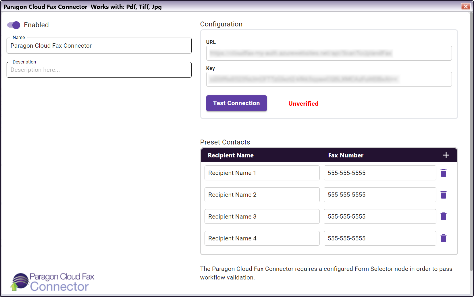 Paragon Cloud Fax Connector