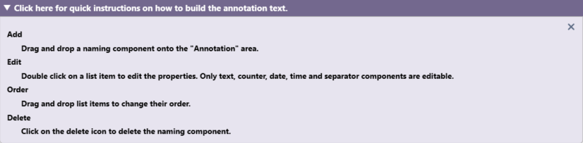 Annotate Instructions