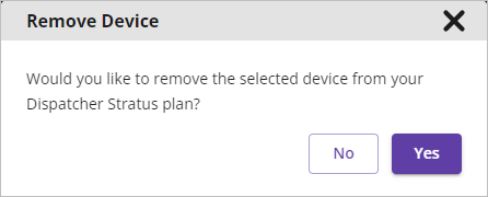 Remove Device Window