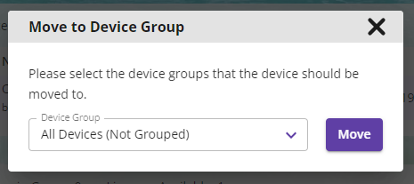 Move a Device to a Device Group